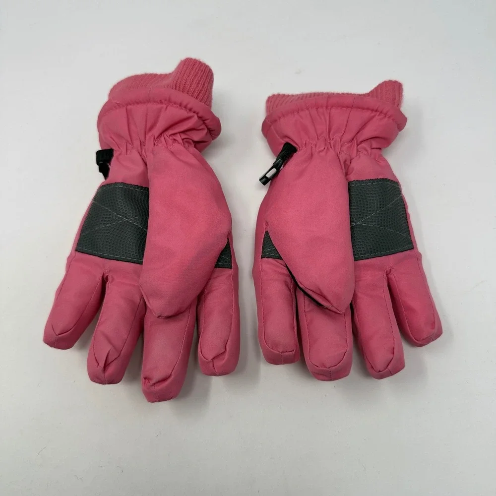 Joe Fresh Pink Waterproof Winter Gloves 3M‎ Thinsulate Insulated Kids Size M/L